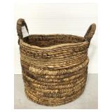 New Threshold handcrafted wicker storage basket