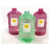 Three bottles Sun Squad bubble solutions