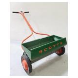 Vintage metal Scotts seed spreader