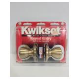 Kwikset keyed entry door knobs