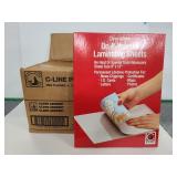 Case of 10 Do-it-yourself laminating sheets