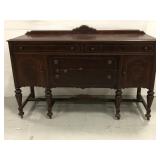 Antique wood buffet