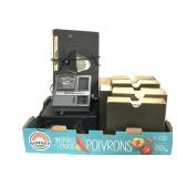 Slide projector, editor, viewer 6 rototrays