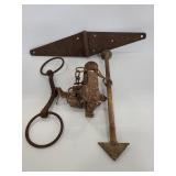 Rusty bit, hinge and trap