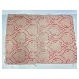 Red & brown vintage pattern rug