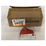 Case of red fabric adult face masks #3