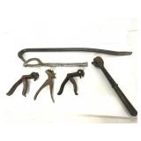 Crowbar & assorted specialty hand tools