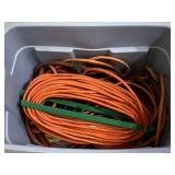 Assorted heavy duty extension cords