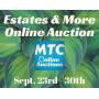 MTC Sept. 30th Estates & More Auction