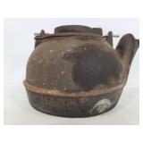 Vintage cast iron kettle
