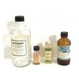Vintage listerine & other medicine bottles