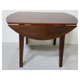 Wood drop leaf table