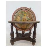 Vintage wood Zodiac globe