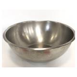 Large stainless steel mixing/ serving bowl