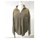 Blair grey zip up sweater size XXXL