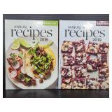 Family Circle Annual Recipes 2018 & 2019 books