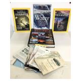 Exploring Your Worlds book and Geographic ephemera