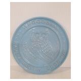 Blue owl Frankoma trivet