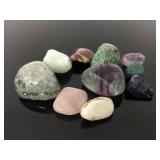 Collection of polished stones