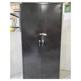Large metal industrial storage cabinet