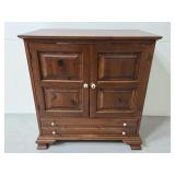 Vintage wood media cabinet
