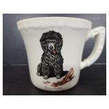 Edwig Megargee dog w/ chewed shoe ceramic mug