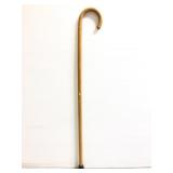 Vintage wooden cane with rubber stopper