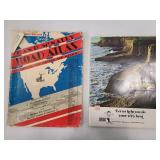 Two vintage Rand McNally Road Atlases