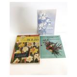 Vintage flowers and iris magazines and pamphlets