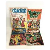 Four assorted vintage comics