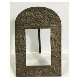 Vintage ornate metal design picture frame