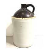 Antique glazed stoneware 5 gallon jug
