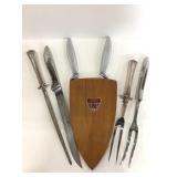 Lot of assorted serving cutlery