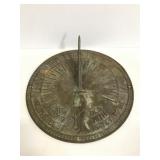 Vintage metal sundial