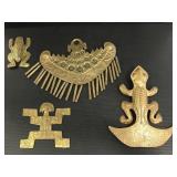 Hand hammered Brass wall hangings & windchime