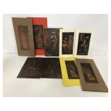 Collection of thin metal sheet art