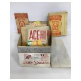 Vintage stamp value books with stamps