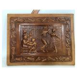 Cueca Chile embossed leather portfolio