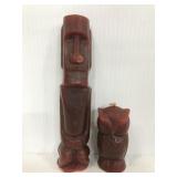 Unused tiki and owl candles