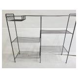 Metal outdoor plant rack