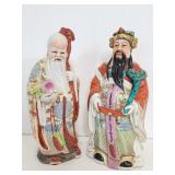 Wildwood accent ceramic Asian man figurines