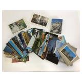 Collection of vintage foreign & domestic postcards