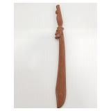 Vintage wood letter opener sword