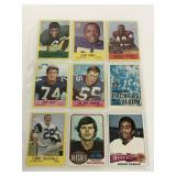 Lot of 36 vintage Football trading cards