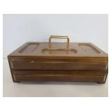 Vintage wood desk box