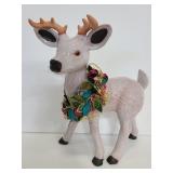 Ceramic reindeer figurine