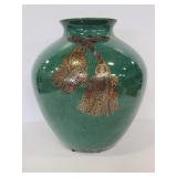 H.F.P. Macau green ribbon decorative vase