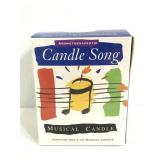 Aromatherapeutic musical candle