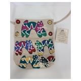 Rhetta Design jumping cats hand painted bag