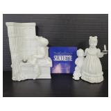 Pair of Winter Silhouette department 56 figures